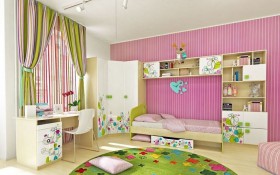 Детская комната Флёр (Белый/корпус Клен) в Барнауле - barnaul.katalogmebeli.com | фото 4