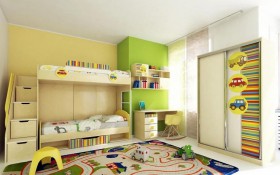 Детская комната Клаксон (Бежевый/корпус Клен) в Барнауле - barnaul.katalogmebeli.com | фото 3