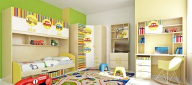 Детская комната Клаксон (Бежевый/корпус Клен) в Барнауле - barnaul.katalogmebeli.com | фото 5