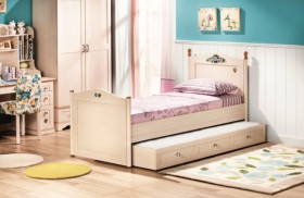 Кровать детская Балли 2-х уровневая (венге/белфорт) в Барнауле - barnaul.katalogmebeli.com | фото 2