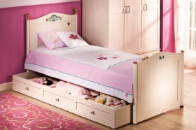 Кровать детская Балли 2-х уровневая (венге/белфорт) в Барнауле - barnaul.katalogmebeli.com | фото 4