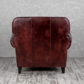 Кресло кожаное Элегант (Бордовый) в Барнауле - barnaul.katalogmebeli.com | фото 5