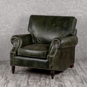 Кресло кожаное Лофт Аристократ (ширина 1070 мм) в Барнауле - barnaul.katalogmebeli.com | фото