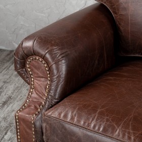 Кресло кожаное Лофт Аристократ (ширина 1100 мм) в Барнауле - barnaul.katalogmebeli.com | фото 5