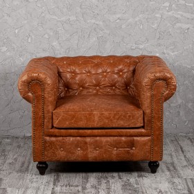 Кресло кожаное Лофт Честер (кожа буйвола) в Барнауле - barnaul.katalogmebeli.com | фото 7