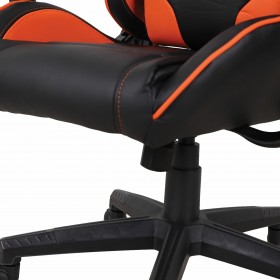 Кресло компьютерное BRABIX GT Racer GM-100 (черный, оранжевый) в Барнауле - barnaul.katalogmebeli.com | фото 2