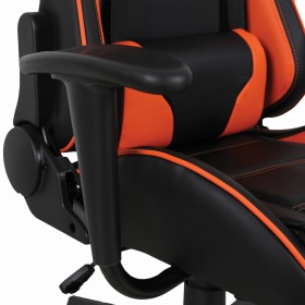 Кресло компьютерное BRABIX GT Racer GM-100 (черный, оранжевый) в Барнауле - barnaul.katalogmebeli.com | фото 3