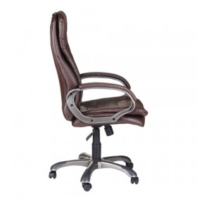 Кресло офисное BRABIX Omega EX-589 (коричневое) в Барнауле - barnaul.katalogmebeli.com | фото 2