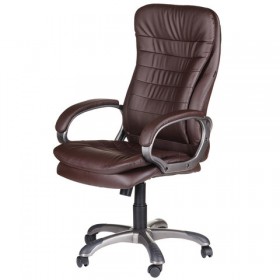 Кресло офисное BRABIX Omega EX-589 (коричневое) в Барнауле - barnaul.katalogmebeli.com | фото 4