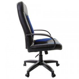 Кресло офисное BRABIX Strike EX-525 (сине-черный) в Барнауле - barnaul.katalogmebeli.com | фото 2