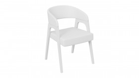 Кресло «Техас 1» (Белый матовый/Экокожа Белый №66) в Барнауле - barnaul.katalogmebeli.com | фото 1