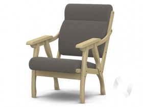 Кресло Вега-10 (бесцветный лак/ULTRA STONE) в Барнауле - barnaul.katalogmebeli.com | фото 1