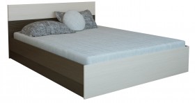 Кровать 0,8м Юнона с настилом (Венге / Дуб) в Барнауле - barnaul.katalogmebeli.com | фото 2