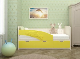 Кровать детская 1,6м Дельфин (Розовый металлик) в Барнауле - barnaul.katalogmebeli.com | фото 3