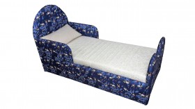 Кровать детская Соня (Печать Панда синий., 1 категория) в Барнауле - barnaul.katalogmebeli.com | фото