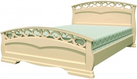 Кровать Грация-1 из массива сосны 1600*2000 Белый античный в Барнауле - barnaul.katalogmebeli.com | фото 17