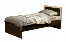Кровать одинарная 21.55 (шир. 900) с настилом (венге/профиль дуб линдберг)/осн. в Барнауле - barnaul.katalogmebeli.com | фото