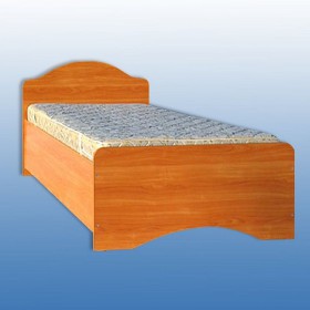 Кровать одинарная с ящиками 800-1 без матраса (круглые спинки) Вишня Оксфорд в Барнауле - barnaul.katalogmebeli.com | фото 2
