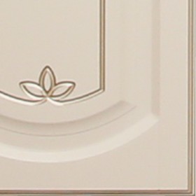 Кухонный гарнитур "Бергамо 1.6" белый/крем патина платина в Барнауле - barnaul.katalogmebeli.com | фото 2