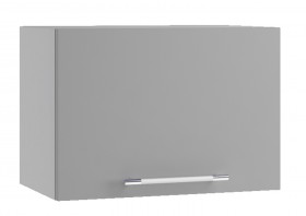 Лофт ПГ 500 шкаф верхний горизонтальный (Штукатурка белая/корпус Серый) в Барнауле - barnaul.katalogmebeli.com | фото