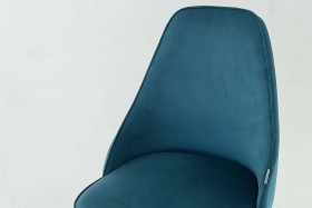 Набор стульев Милан 2 шт (зеленый велюр/белый) в Барнауле - barnaul.katalogmebeli.com | фото 2