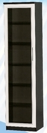Шкаф средний со стеклодверью ДЛЯ ГОСТИНОЙ ШСС-450 Венге/Дуб выбеленный в Барнауле - barnaul.katalogmebeli.com | фото