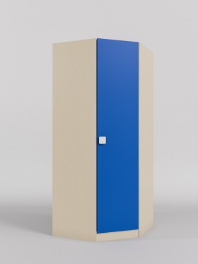Шкаф угловой (угловая секция) Скай (Синий/корпус Клен) в Барнауле - barnaul.katalogmebeli.com | фото 1