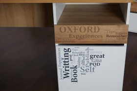 Стол с ящиками «Оксфорд» (Ривьера/Белый с рисунком) в Барнауле - barnaul.katalogmebeli.com | фото 9