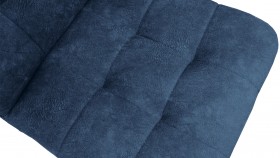 Стул «Аспен» К1С Черный муар/Микровелюр Wellmart Blue в Барнауле - barnaul.katalogmebeli.com | фото 3