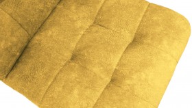 Стул «Аспен» К1С Черный муар/Микровелюр Wellmart Yellow в Барнауле - barnaul.katalogmebeli.com | фото 3