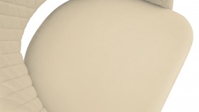 Стул «Калипсо» К1К Белый/Велюр Confetti Cream в Барнауле - barnaul.katalogmebeli.com | фото 3