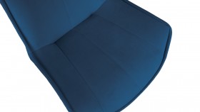 Стул «Тейлор» К3 Исп. 2 Белый/Велюр Confetti Blue в Барнауле - barnaul.katalogmebeli.com | фото 3