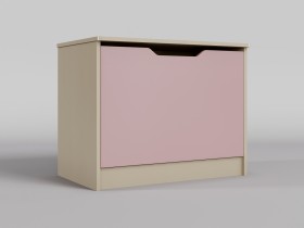 Ящик для игрушек Грэйси (Розовый/корпус Клен) в Барнауле - barnaul.katalogmebeli.com | фото