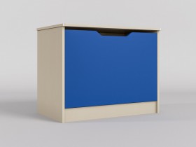 Ящик для игрушек Скай (Синий/корпус Клен) в Барнауле - barnaul.katalogmebeli.com | фото